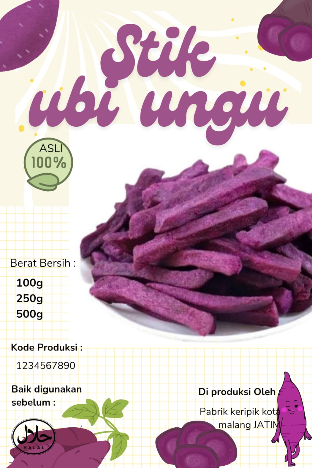 Stik Ubi Ungu